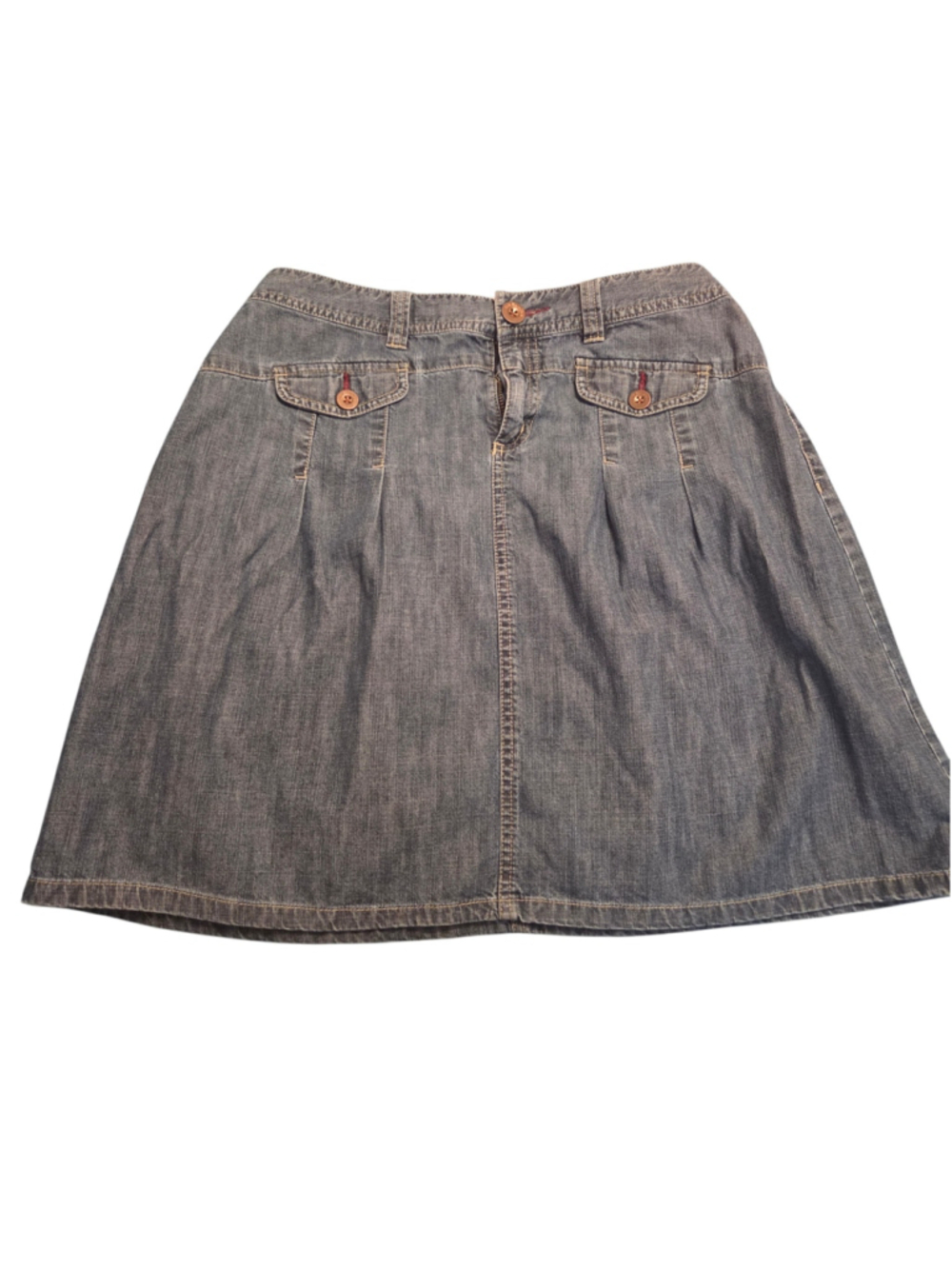 Women's Bass Denim A-Line Skirt Size 6 Blue